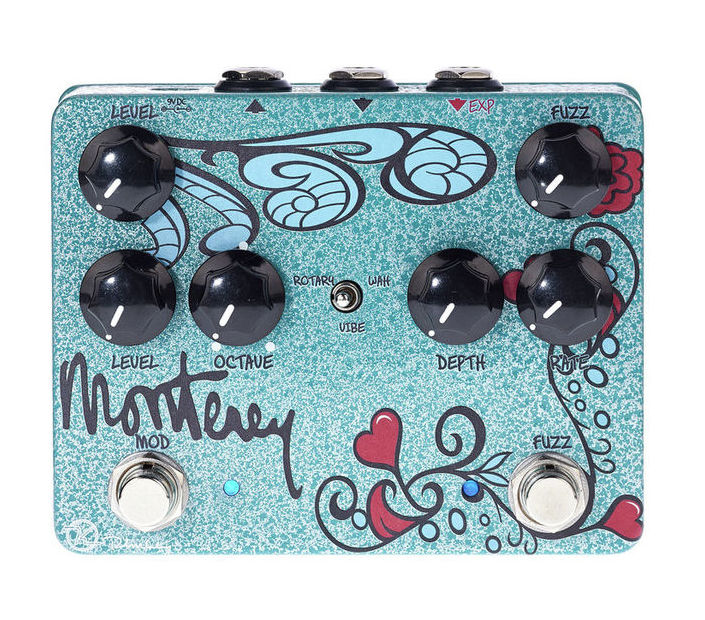 Keeley  Electronics Monterey Rotary Fuzz Vibe - Modulation/Chorus/Flanger/Phaser & Tremolo Effektpedal - Variation 1