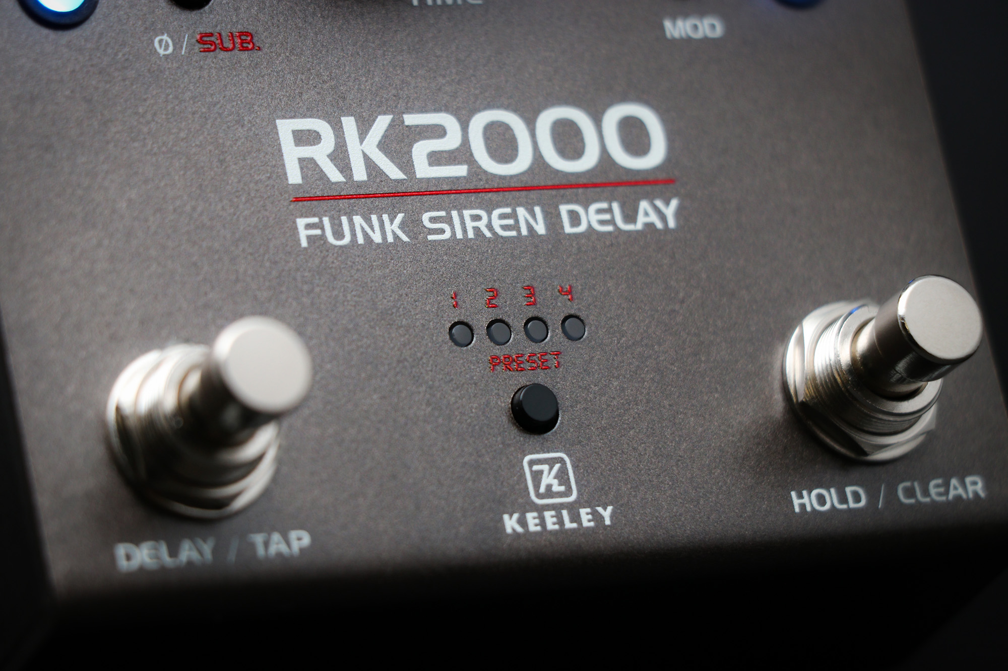Keeley  Electronics Rk2000 Funk Siren Delay - Reverb/Delay/Echo Effektpedal - Variation 1