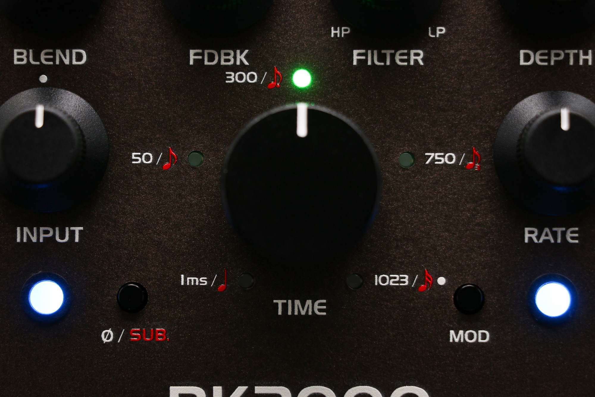 Keeley  Electronics Rk2000 Funk Siren Delay - Reverb/Delay/Echo Effektpedal - Variation 3