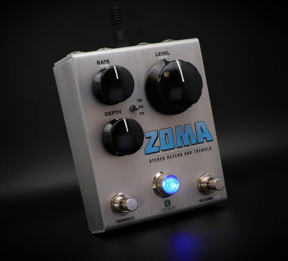 Keeley  Electronics Zoma Stereo Reverb & Tremolo - Reverb/Delay/Echo Effektpedal - Variation 3