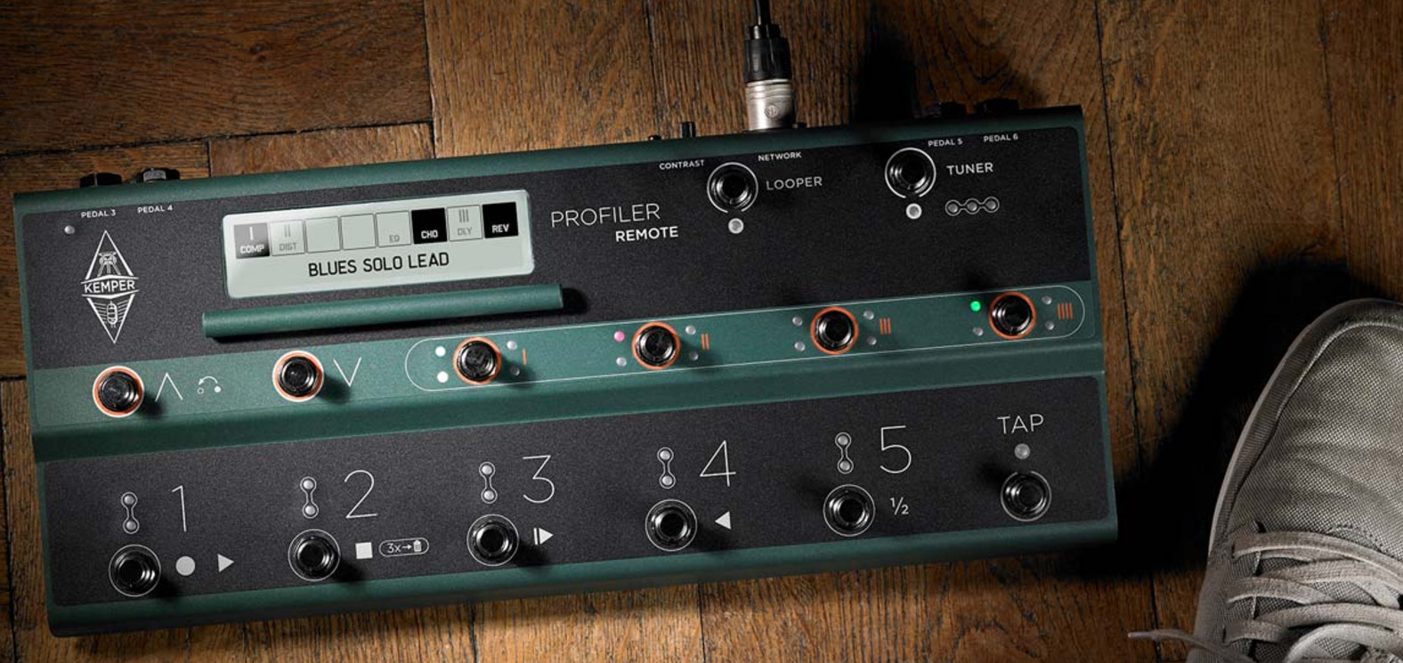 Kemper Profiler Head Set W/remote Black - Gitarrenverstärker-Modellierungssimulation - Variation 4