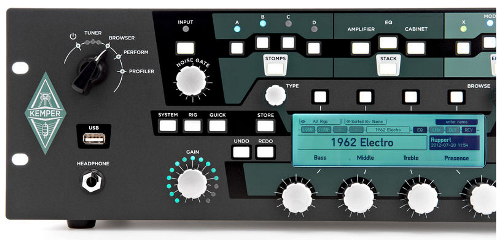 Kemper Profiler Rack - Gitarrenverstärker-Modellierungssimulation - Variation 2
