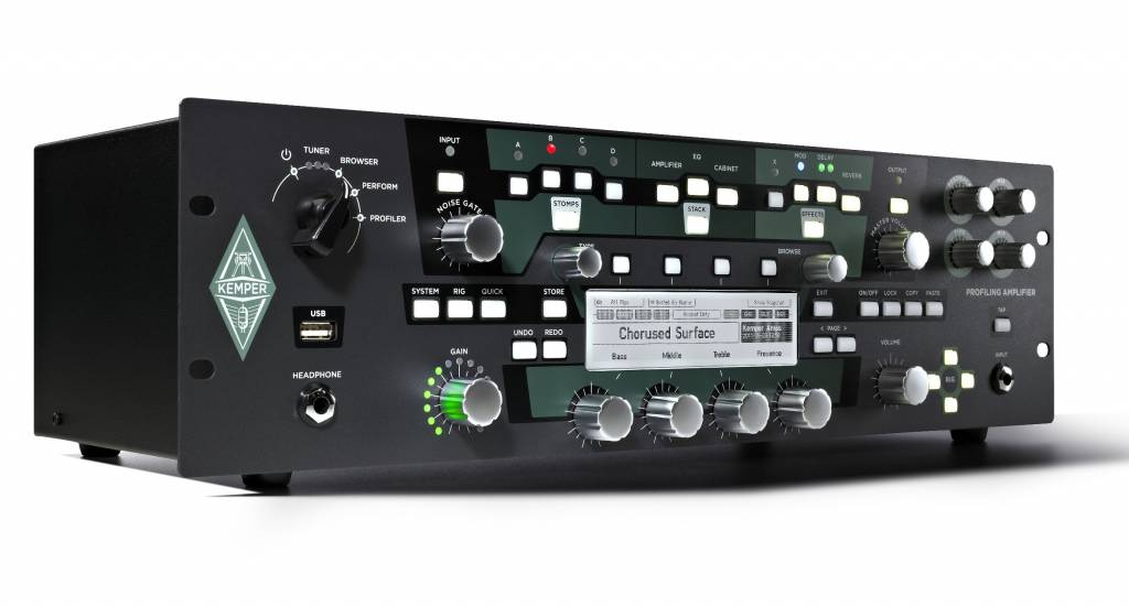 Kemper Profiler Rack Set W/remote - Gitarrenverstärker-Modellierungssimulation - Variation 1