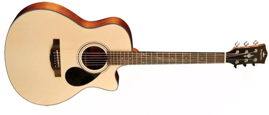 Kepma Eace-k10 Plytone Grand Auditorium Cw Epicea Acajou Rw - Natural Matte - Folk-Gitarre - Main picture