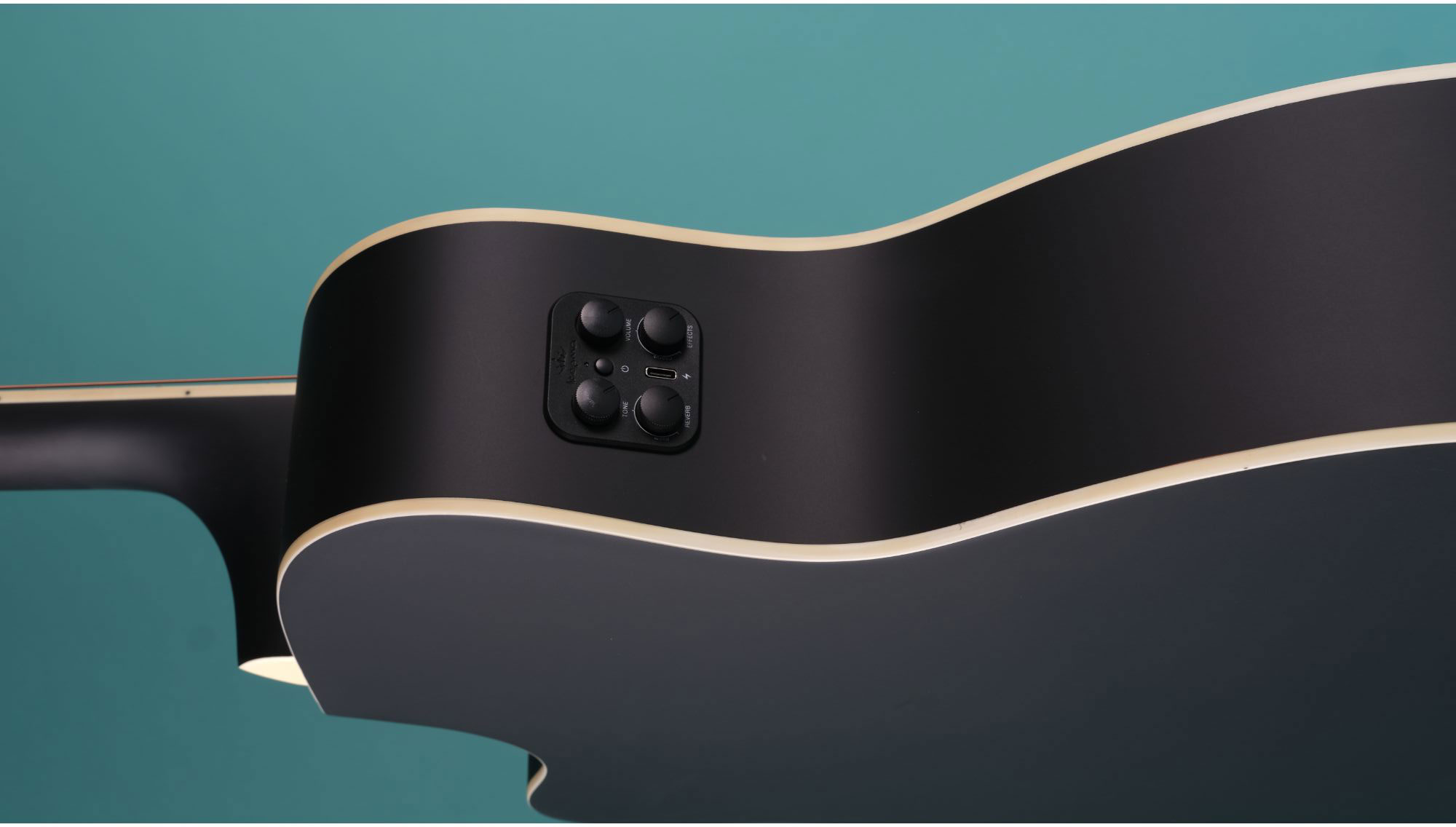 Kepma Eace-k10 Plytone Grand Auditorium Cw Epicea Acajou Rw - Black Matte - Folk-Gitarre - Variation 1