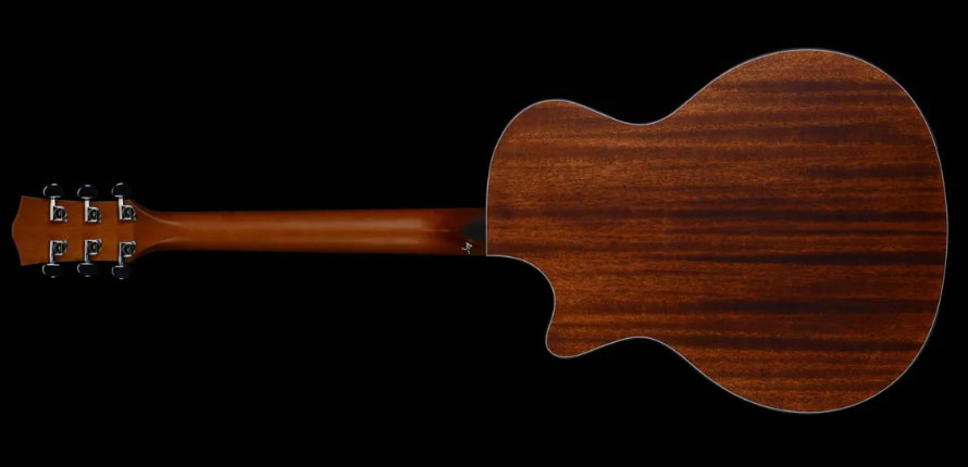 Kepma F0e Solid Top Grand Auditorium Cw Epicea Acajou Rw - Cherry Burst - Folk-Gitarre - Variation 1
