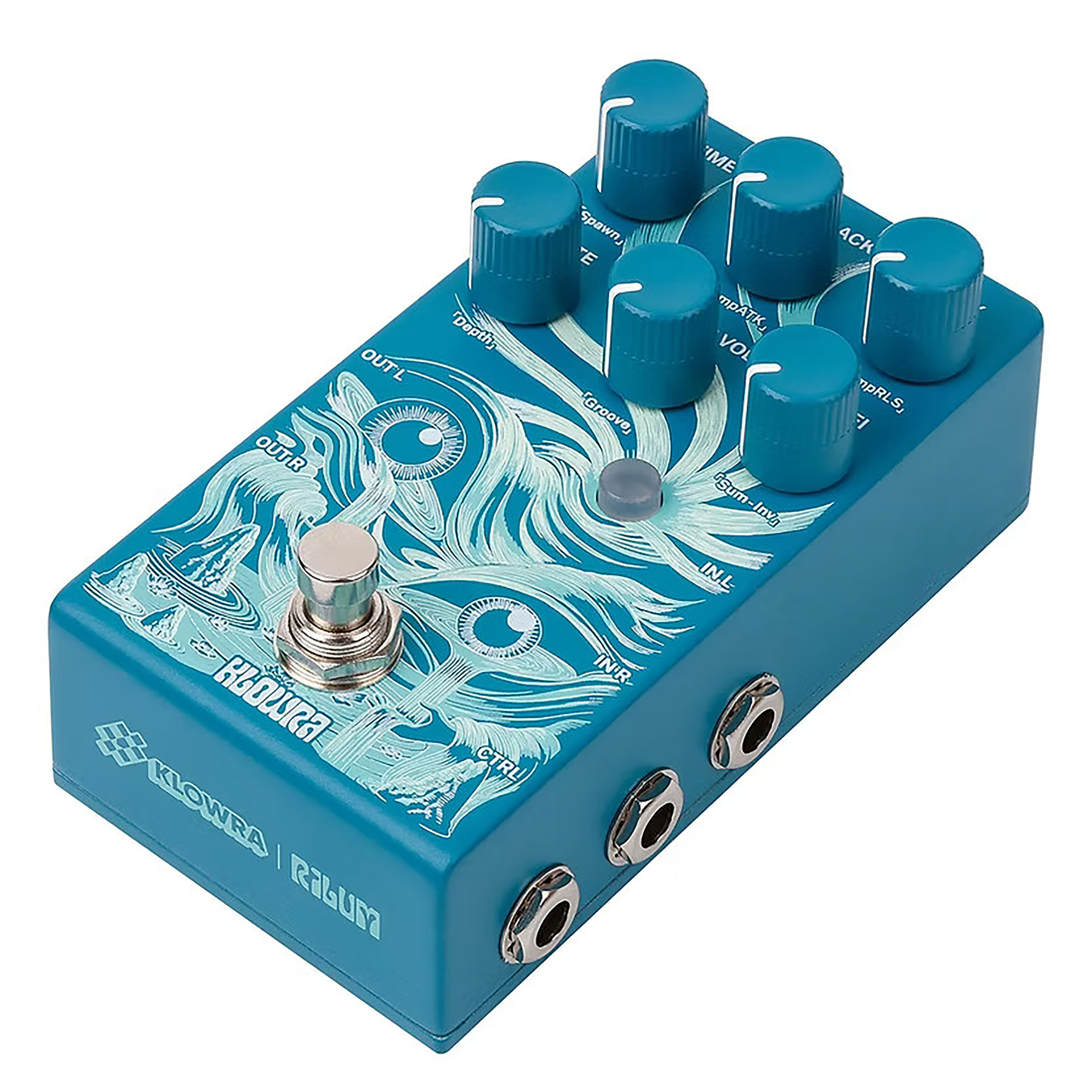 Klowra Kbs-05 Rilum Multi-head Delay - Reverb/Delay/Echo Effektpedal - Variation 2