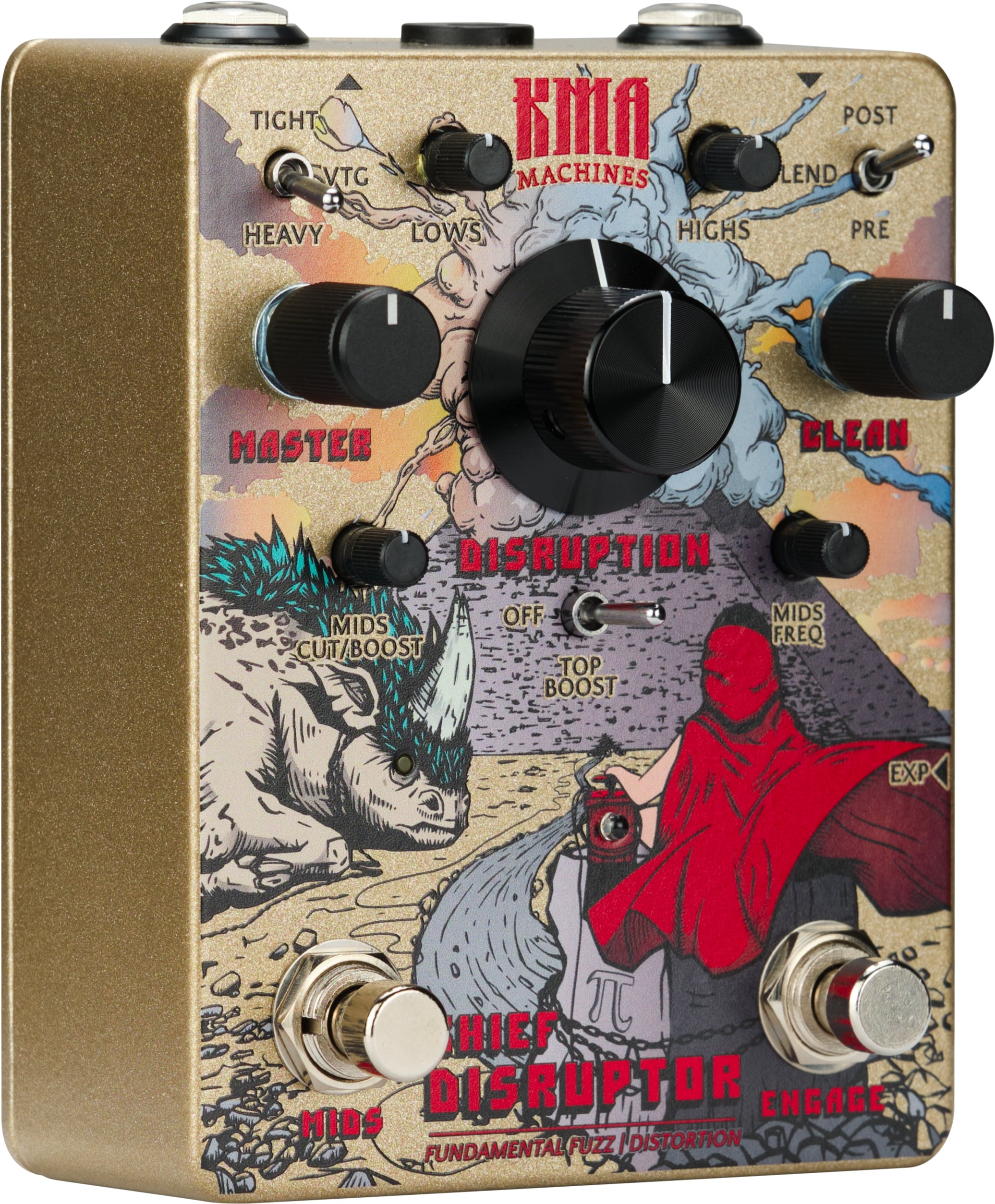 Kma Chief Disruptor - Overdrive/Distortion/Fuzz Effektpedal - Variation 1