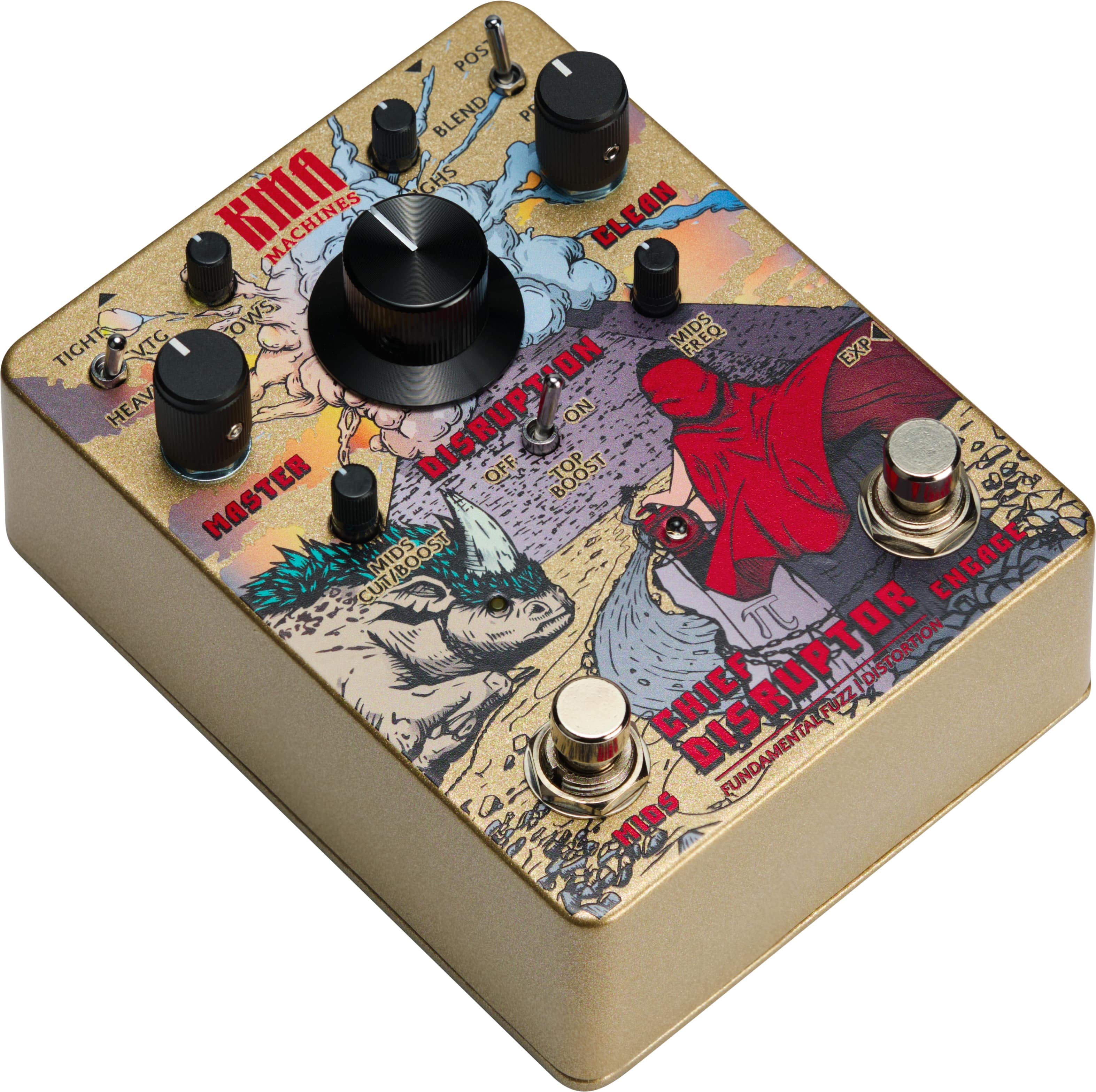 Kma Chief Disruptor - Overdrive/Distortion/Fuzz Effektpedal - Variation 2