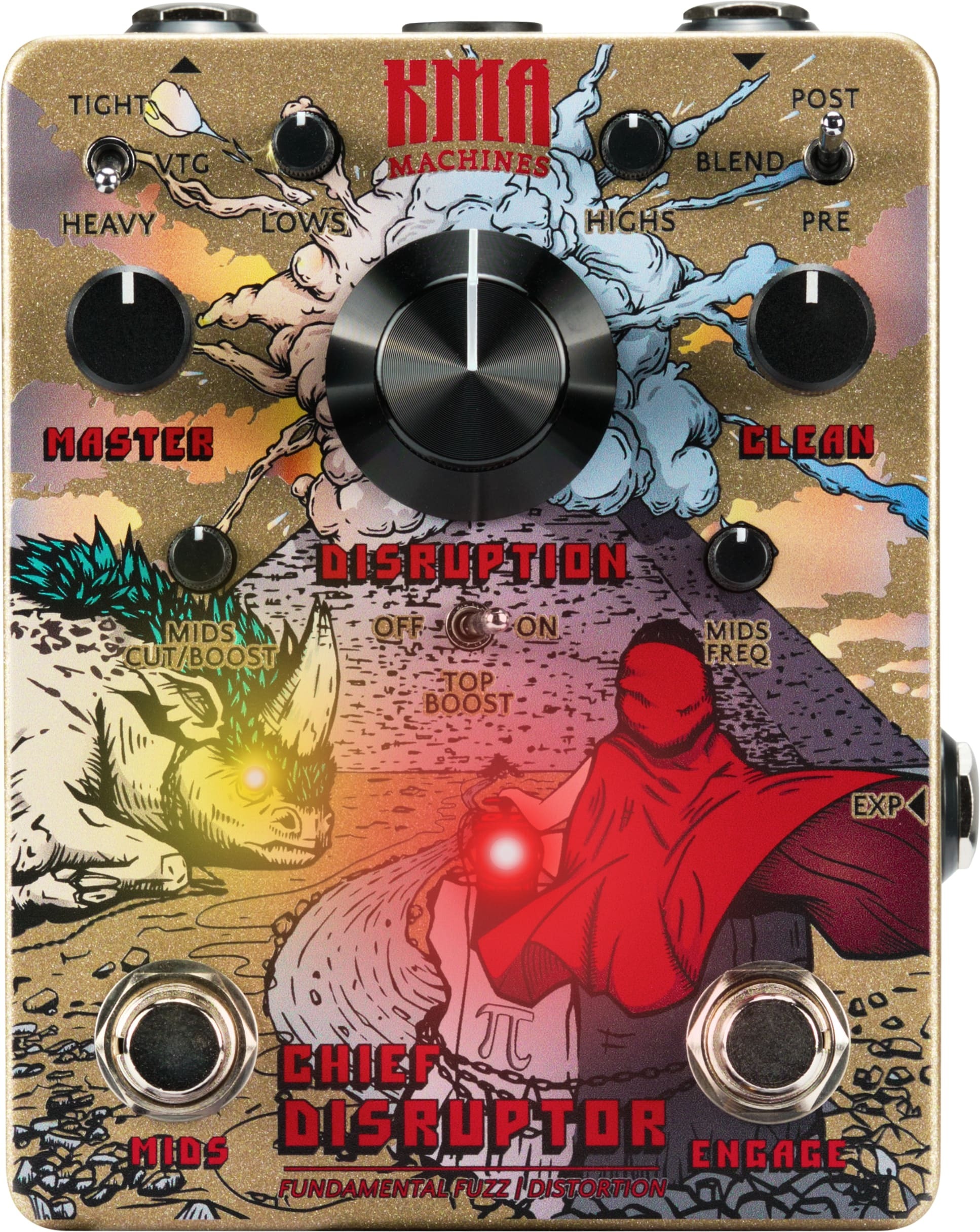 Kma Chief Disruptor - Overdrive/Distortion/Fuzz Effektpedal - Main picture