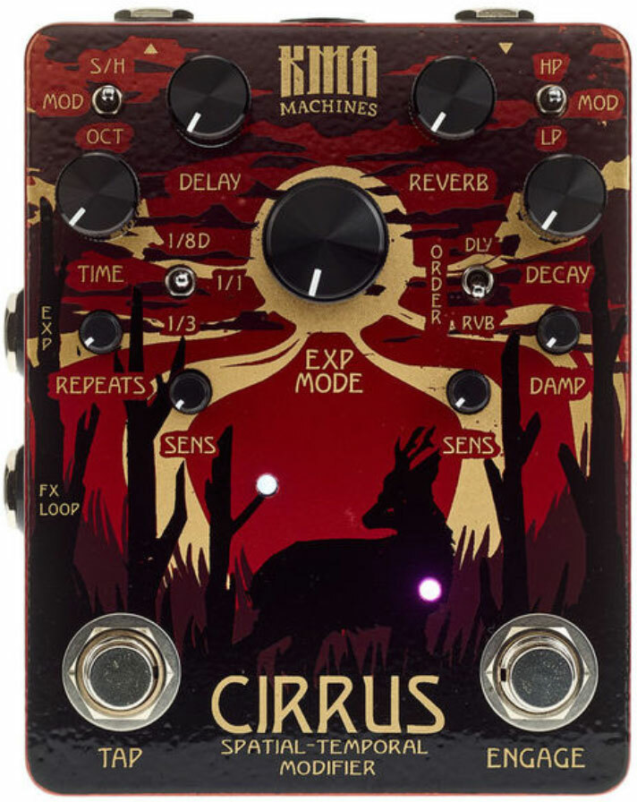 Kma Cirrus Delay Reverb - Reverb/Delay/Echo Effektpedal - Main picture