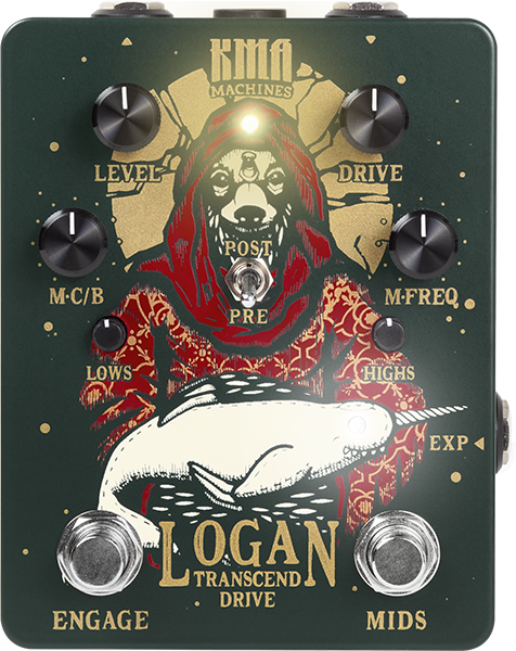 Kma Logan Drive - Overdrive/Distortion/Fuzz Effektpedal - Main picture