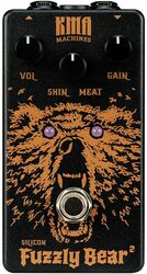 Overdrive/distortion/fuzz effektpedal Kma Fuzzly Bear 2