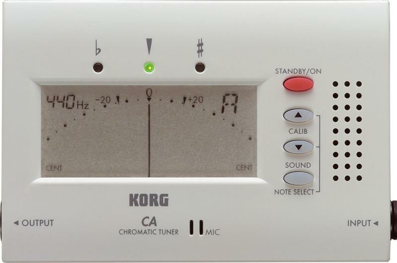 Korg Ca40wd Digital Chromatic White - Stimmgerät für Gitarre - Main picture