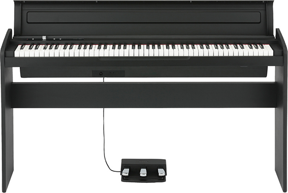 Korg Lp-180-bk - Black - Digitalpiano mit Stand - Main picture