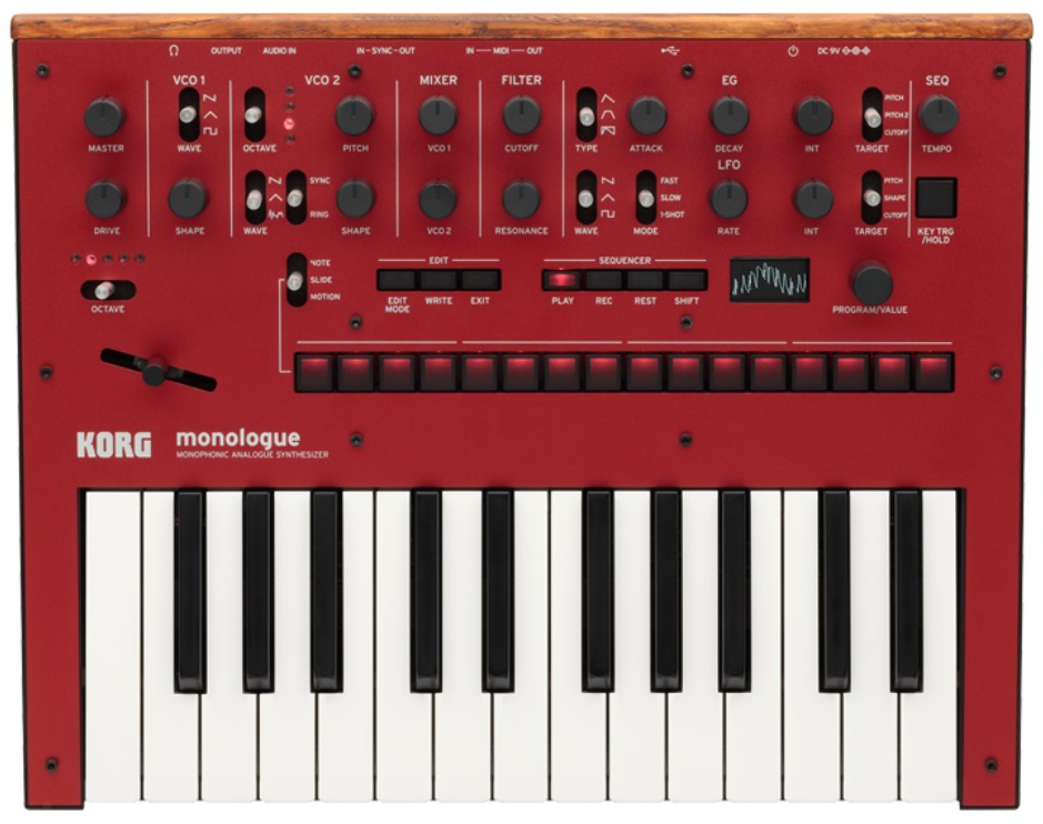 Korg Monologue Red - Synthesizer - Main picture