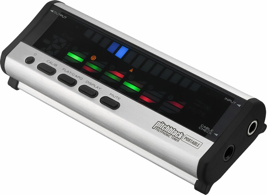 Korg Pitchblack Portable - Aluminium Silver - Stimmgerät für Gitarre - Main picture