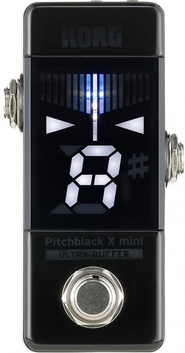 Boden-stimmgerät Korg Pitchblack X Mini Chromatic Pedal Tuner