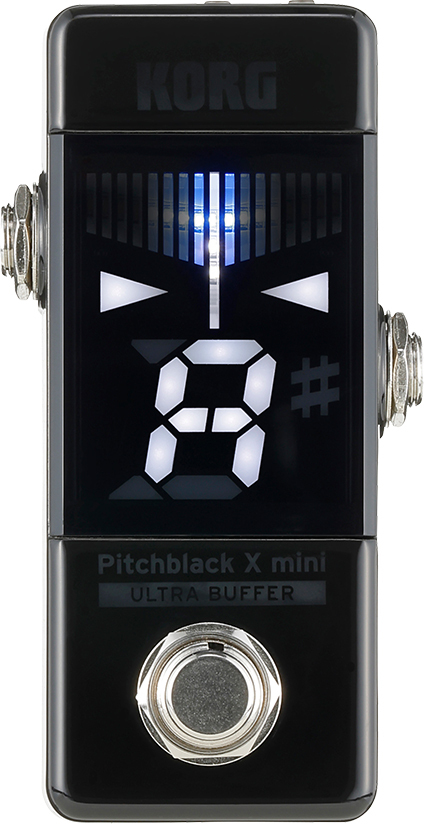 Korg Pitchblack X Mini Chromatic Pedal Tuner - Boden-stimmgerät - Main picture