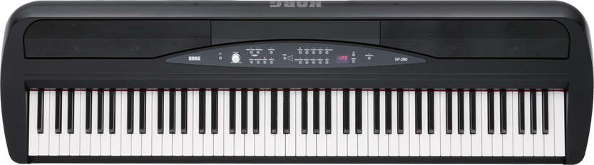 Korg Sp280 - Black - Digital Klavier - Main picture