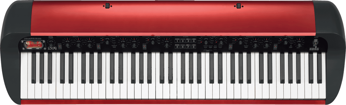 Korg Sv1-73-mr - Metallic Red - Stagepiano - Main picture