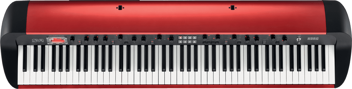 Korg Sv1-88-mr - Metallic Red - Stagepiano - Main picture