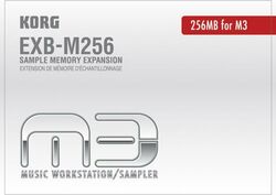 Memory für keyboard Korg EXB M256