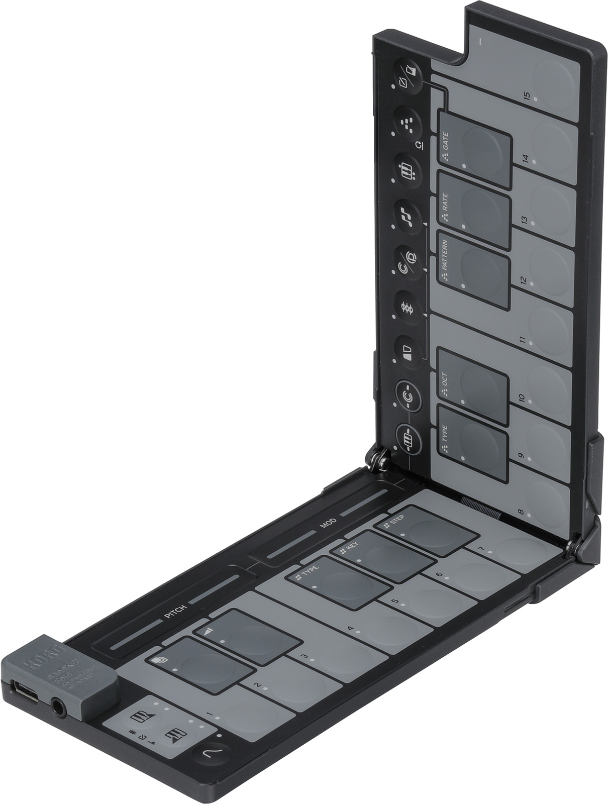 Korg Nanokey Fold Clavier Maitre Pliable - Noir - Midi Controller - Variation 2
