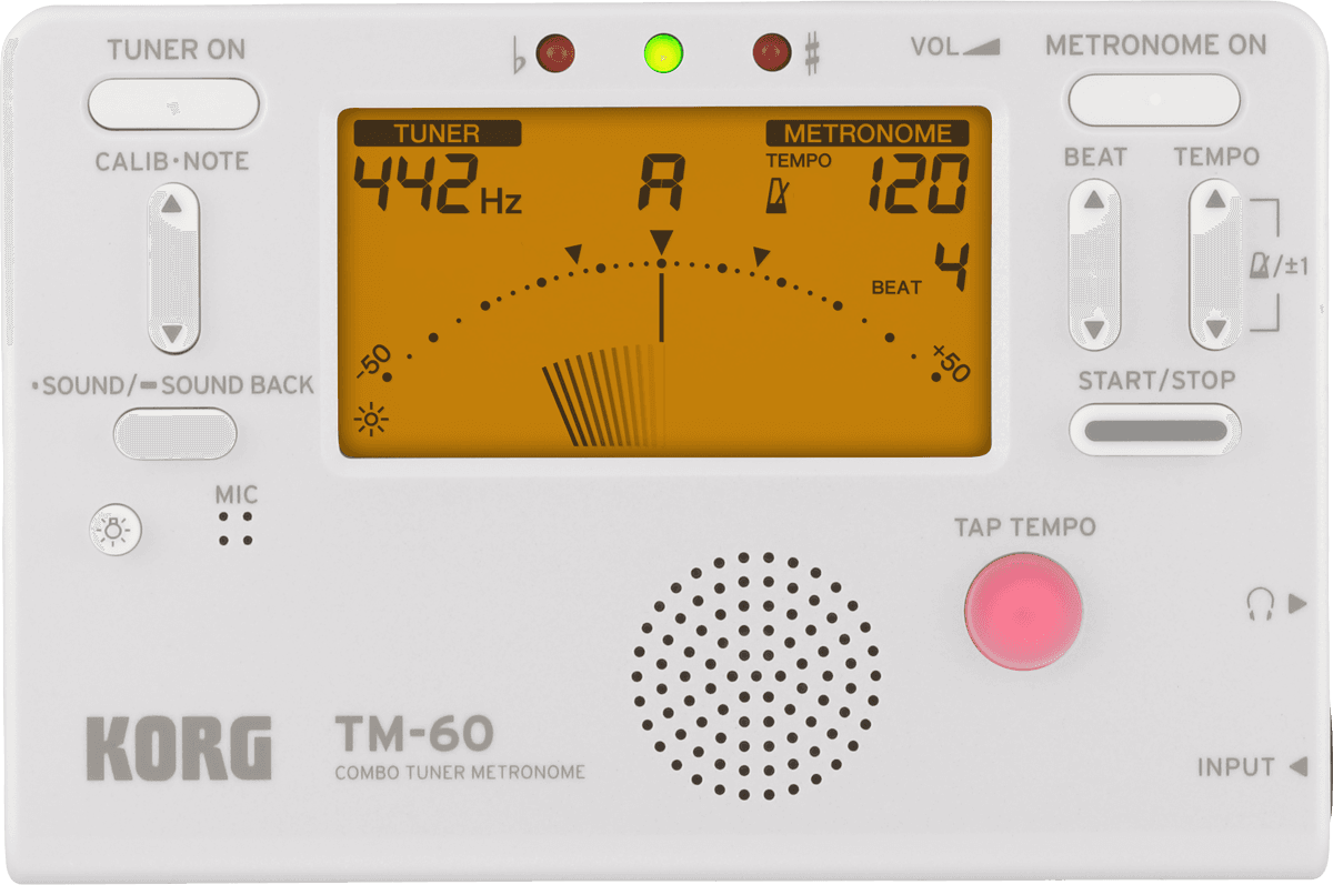 Korg Tm-60 White - Stimmgerät für Gitarre - Variation 1