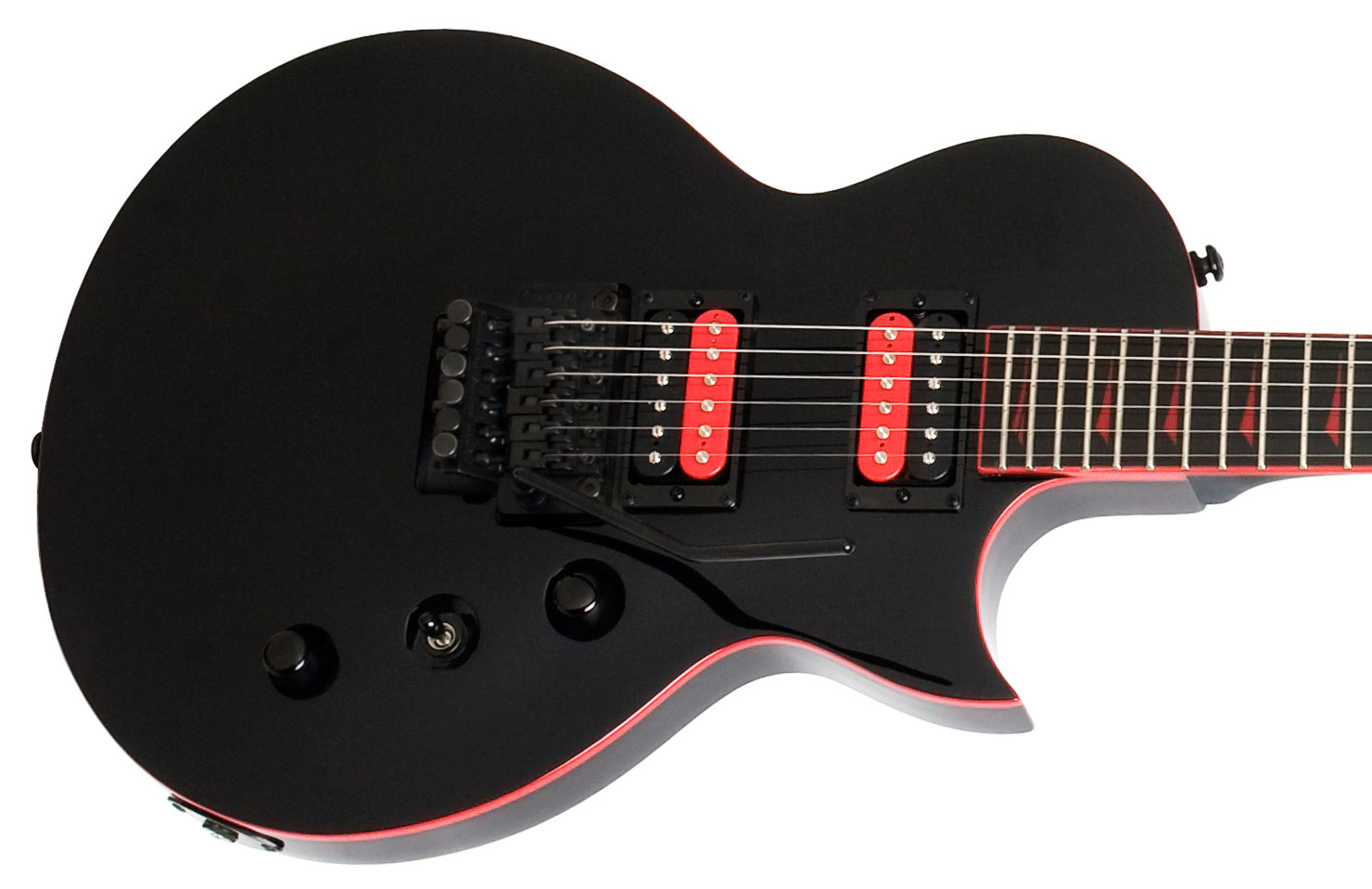 Kramer Assault 220 2h Fr Rw - Black Red Binding - Single-Cut-E-Gitarre - Variation 1