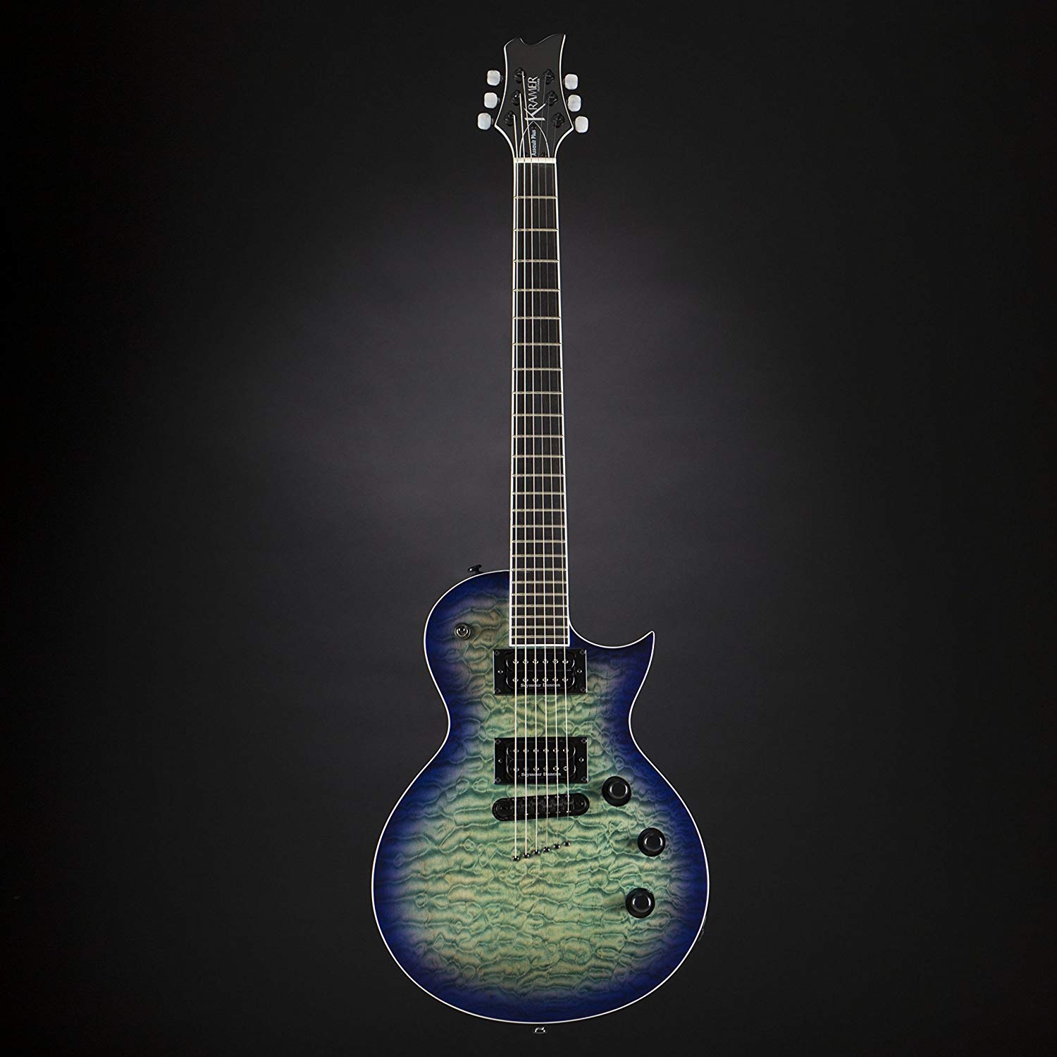 Kramer Assault 220 Plus 2h Seymour Duncan Ht Rw - Aquaburst - Single-Cut-E-Gitarre - Variation 1