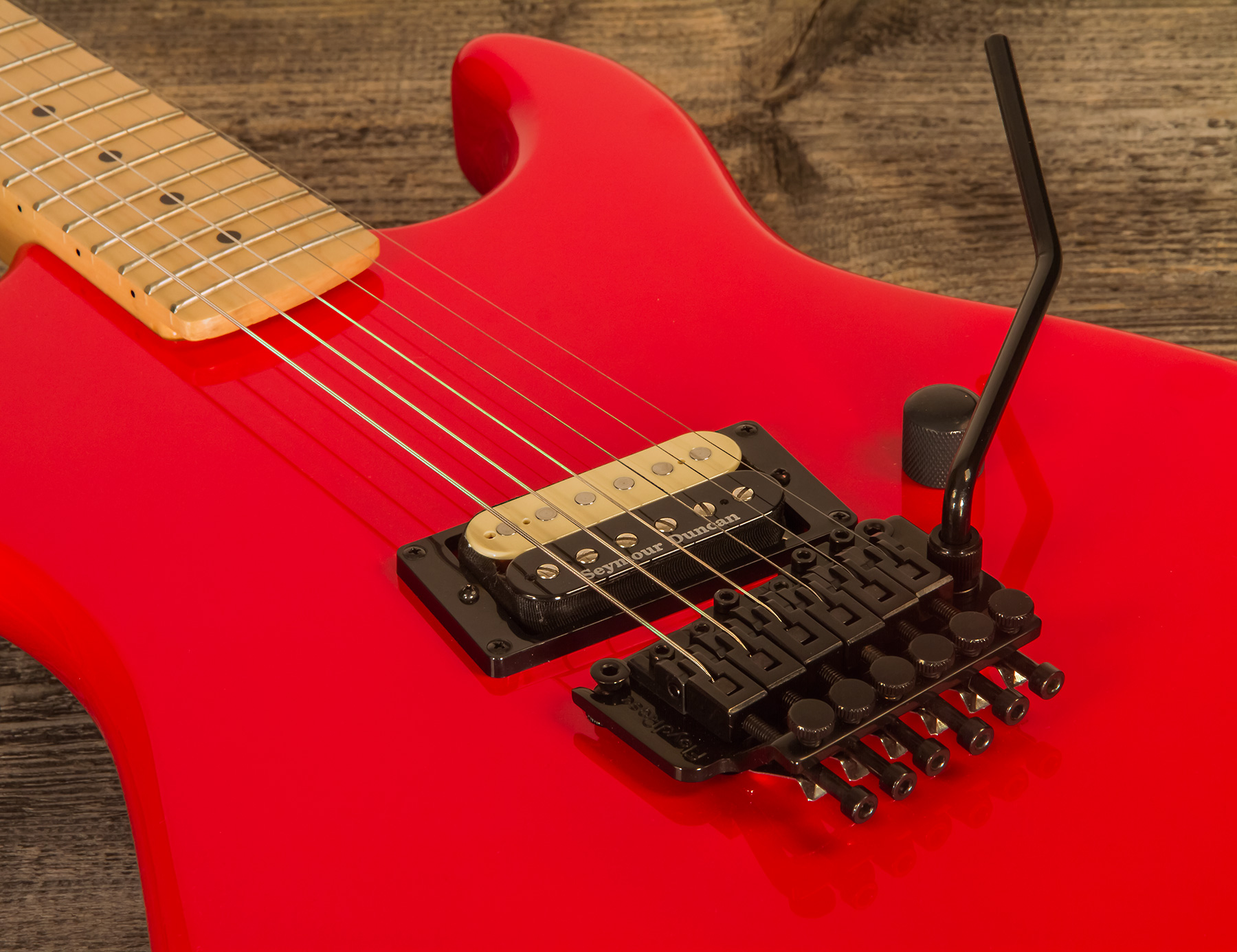 Kramer Baretta H Seymour Duncan Fr Mn - Jumper Red - E-Gitarre in Str-Form - Variation 3