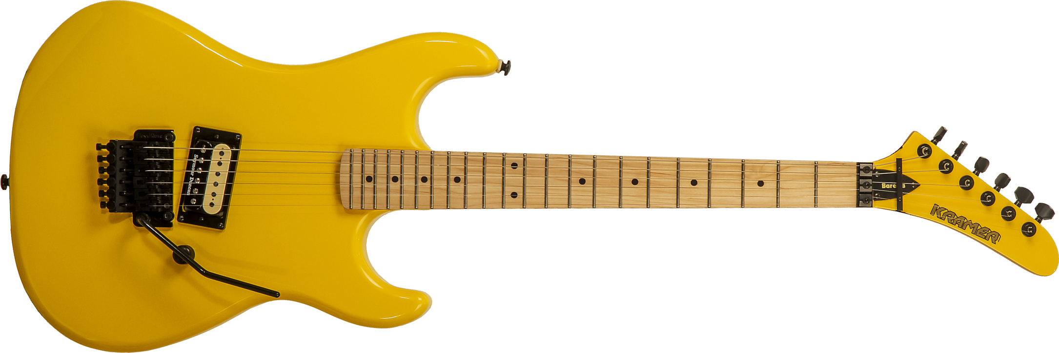 Kramer Baretta H Seymour Duncan Fr Mn - Bumblebee Yellow - E-Gitarre in Str-Form - Main picture