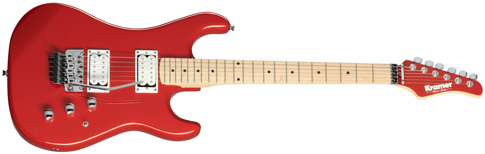 Kramer Pacer Classic 2h Fr Mn - Scarlet Red Metallic - E-Gitarre in Str-Form - Main picture