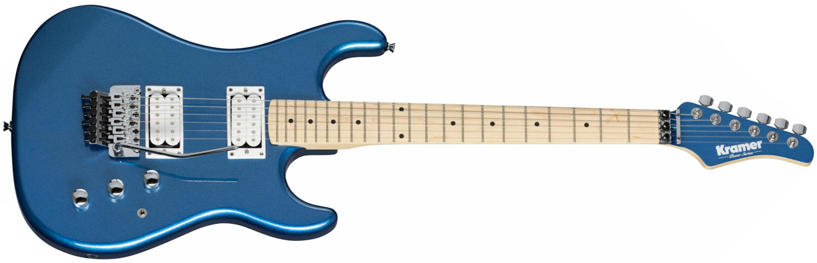 Kramer Pacer Classic 2h Fr Mn - Radio Blue Metallic - E-Gitarre in Str-Form - Main picture