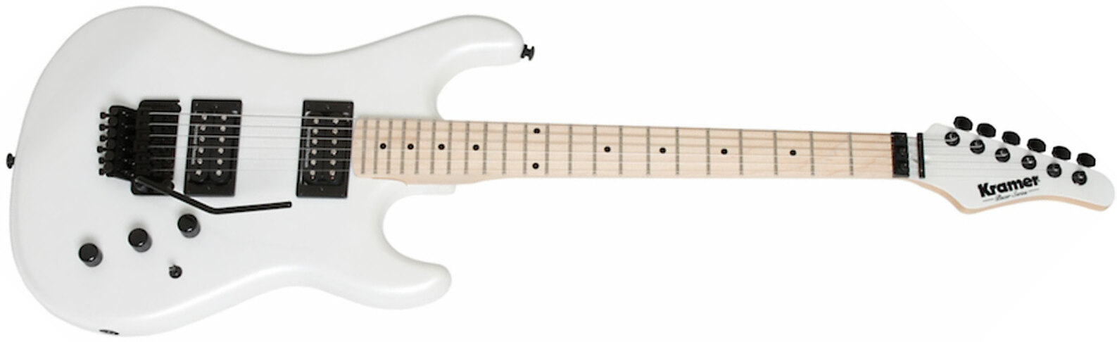 Kramer Pacer Vintage 2h Seymour Duncan  Fr Mn - Pearl White - E-Gitarre in Str-Form - Main picture