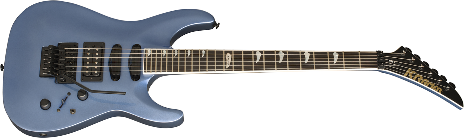 Kramer Sm-1 Original Hss Seymour Duncan Fr Eb - Candy Blue - E-Gitarre in Str-Form - Main picture