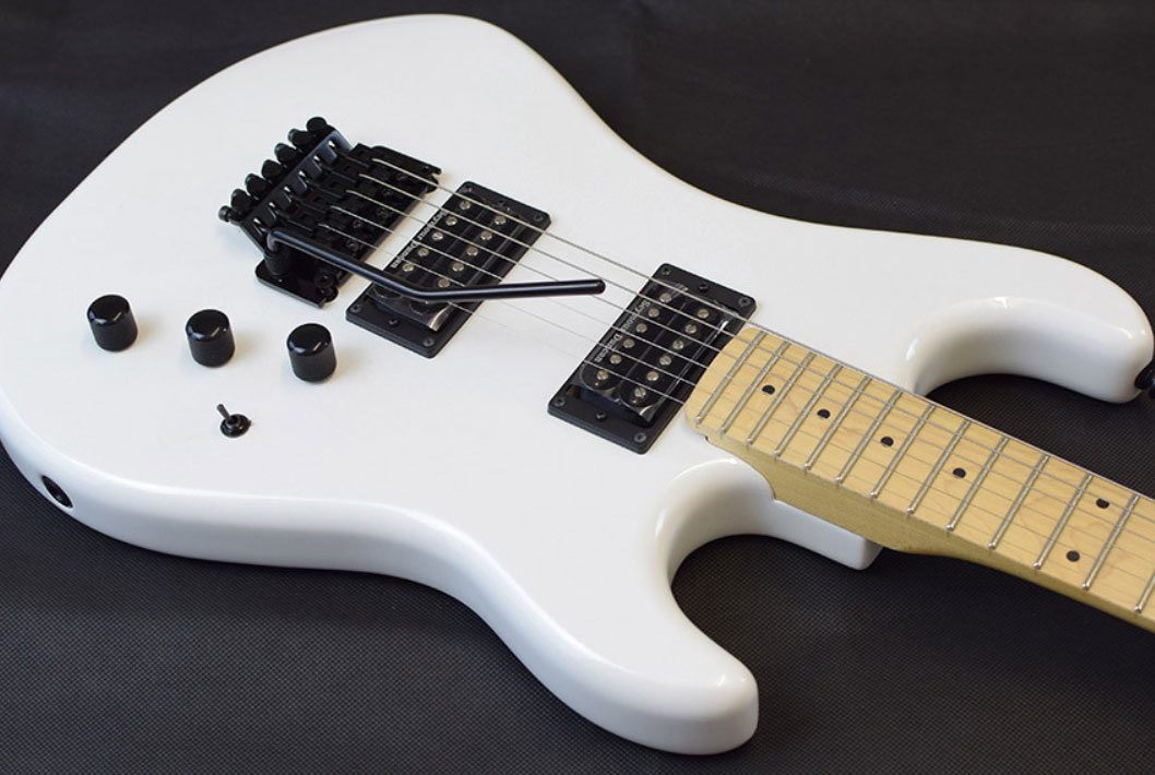 Kramer Pacer Vintage 2h Seymour Duncan  Fr Mn - Pearl White - E-Gitarre in Str-Form - Variation 2