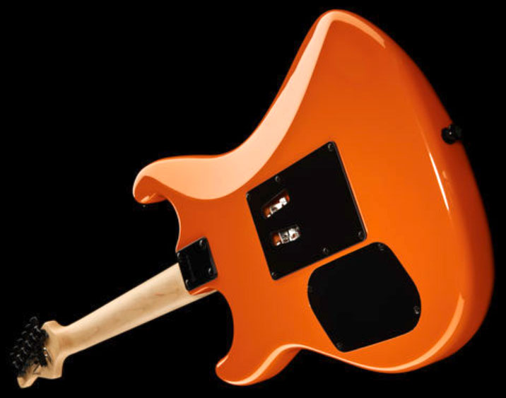 Kramer Pacer Vintage 2h Seymour Duncan  Fr Mn - Orange Burst Tiger - E-Gitarre in Str-Form - Variation 3