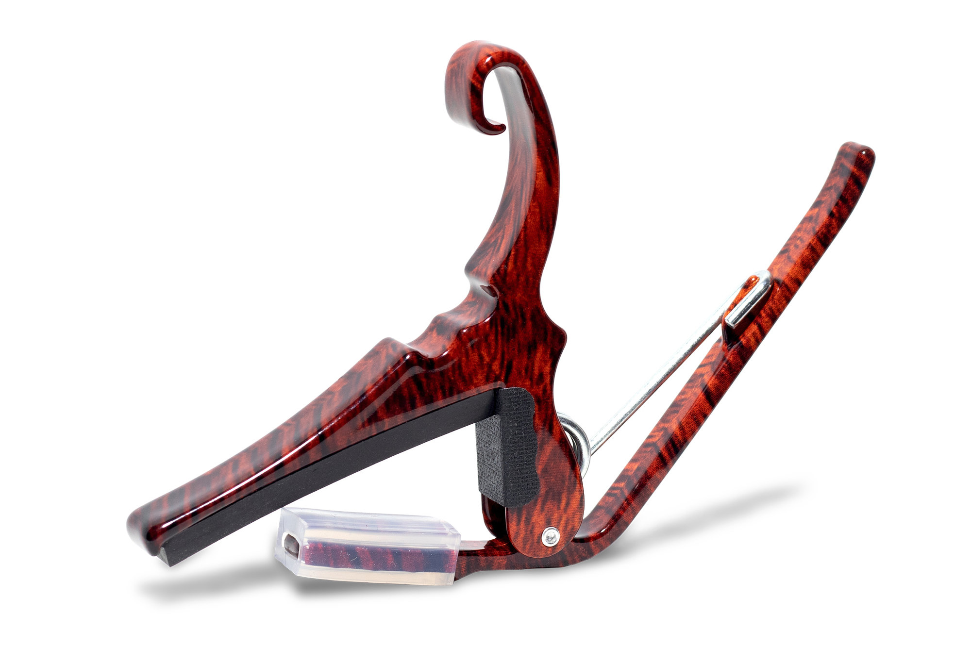 Kyser Capodastre Guitare Acoustique Quick-change Kg6 DÉco Bois - Couleur Bois De Rose - Kapodaster - Variation 1