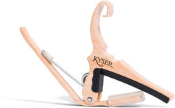 Kapodaster Kyser Quick-Change KG6 Wood Deco Acoustic Guitar Capo - Maple Color