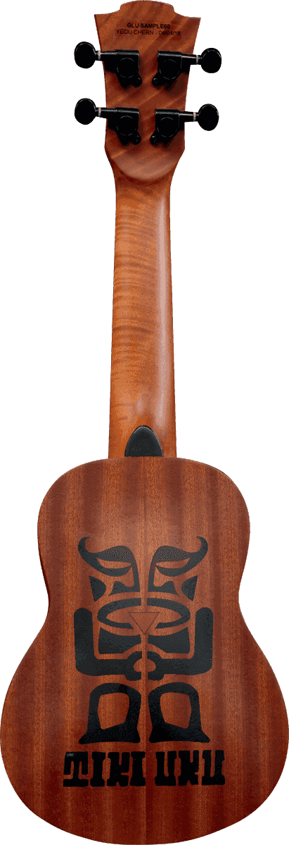 Lag Baby Tiki Uku 130 Soprano Slim Tout Sapele +housse - Ukulele - Variation 2