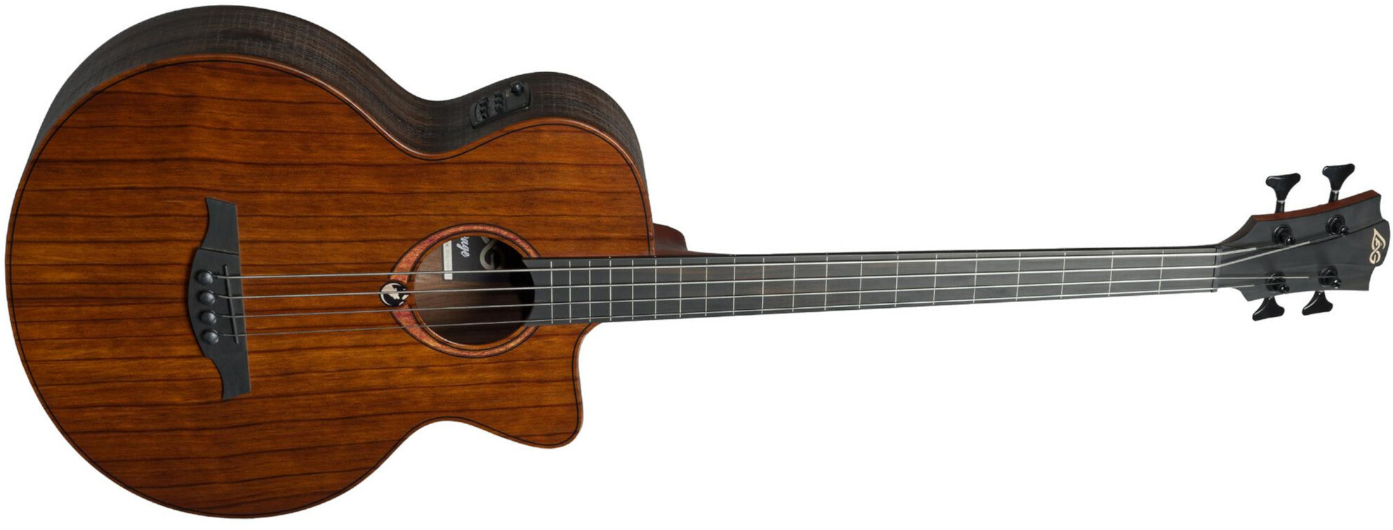 Lag Sauvage Basse Fretless Electro Br - Natural - Akustische Bass - Main picture
