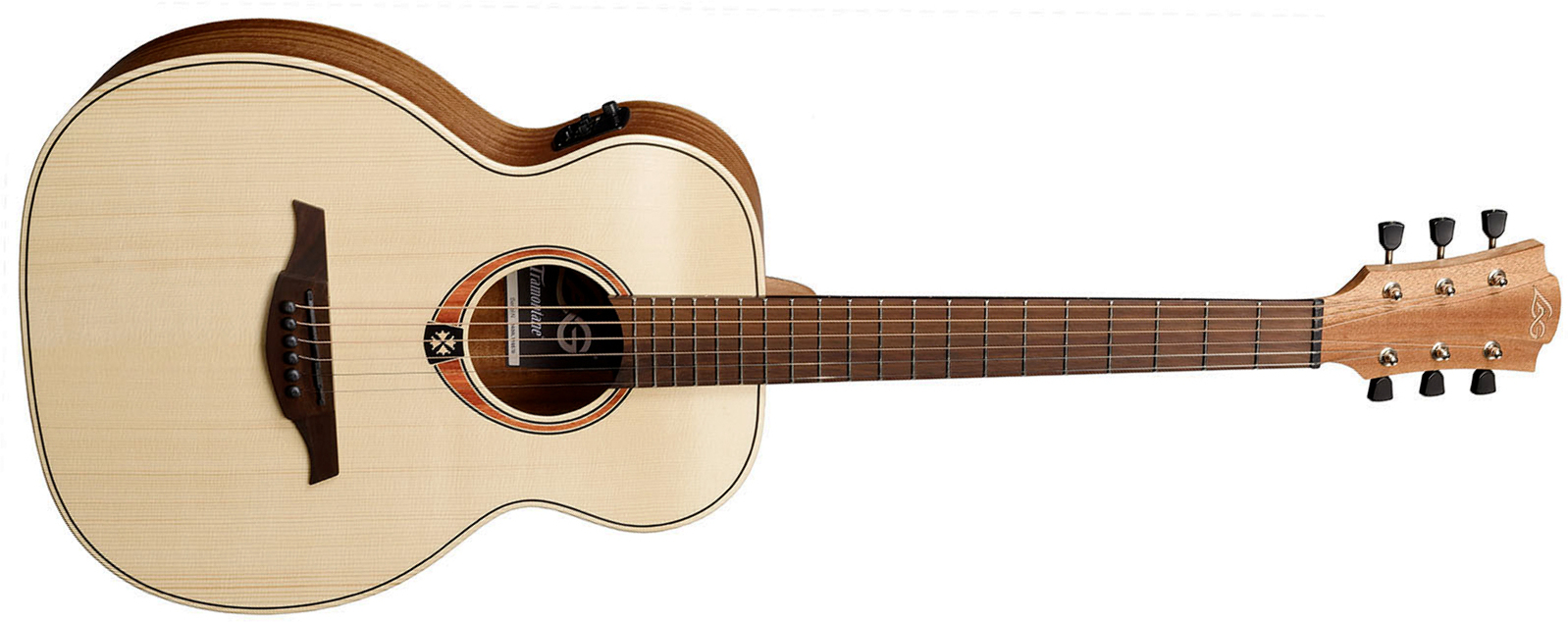 Lag T70te Travel Epicea Khaya Brb - Natural - Folk-Gitarre - Main picture