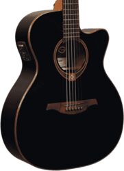 Folk-gitarre Lag Tramontane T118ACE - Black