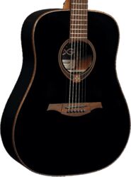 Folk-gitarre Lag T118D Tramontane - Black