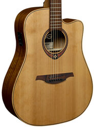 Folk-gitarre Lag T170DCE Tramontane - Naturel