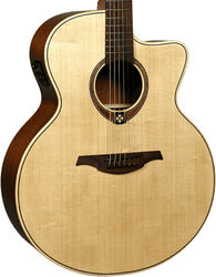 Folk-gitarre Lag Tramontane T177JCE - Naturel