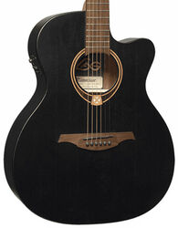 Folk-gitarre Lag Tramontane T70ACE - Noir satin