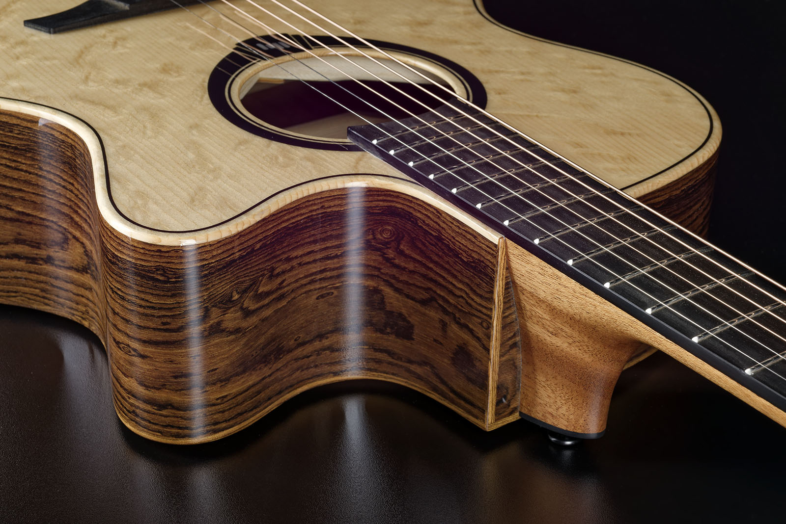 Lag Hv30ace Hyvibe H2 Auditorium Cw Epicea Bokote Bkbr - Natural - Folk-Gitarre - Variation 3